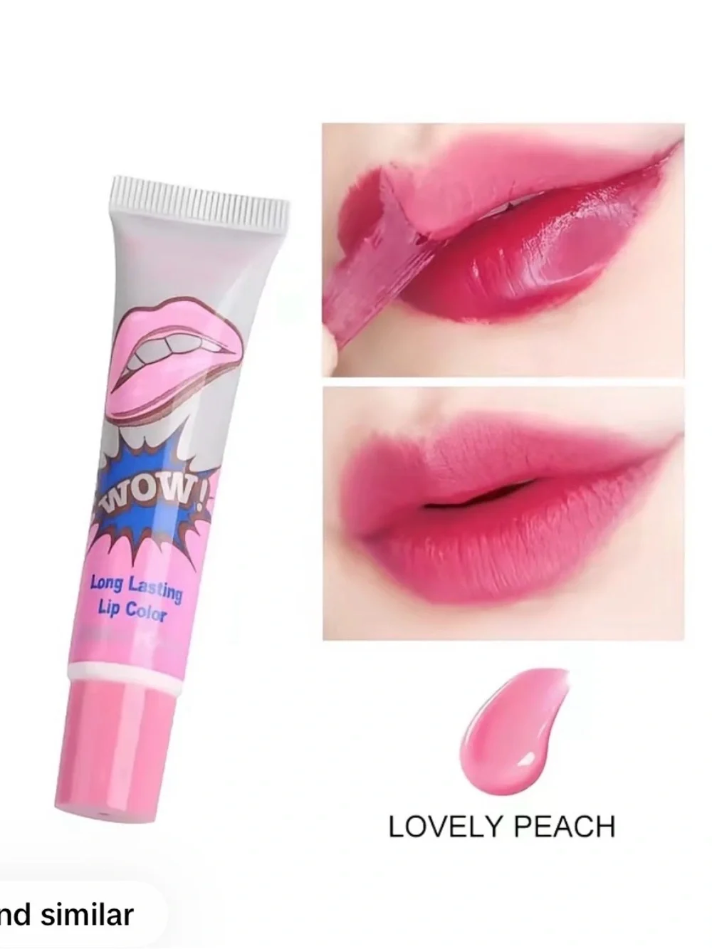 WOW! Long-Lasting Lip Color — Pink, Hot Pink, Orange, Red Shades